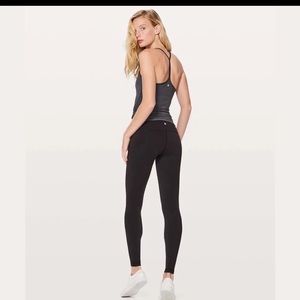 Lululemon Wonder under low raise black leggings size 4